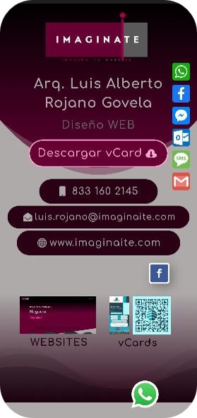 Imaginaite diseño web profesional | vCard Imaginaite