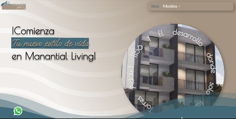 Imaginaite diseño web profesional | Manantial Living